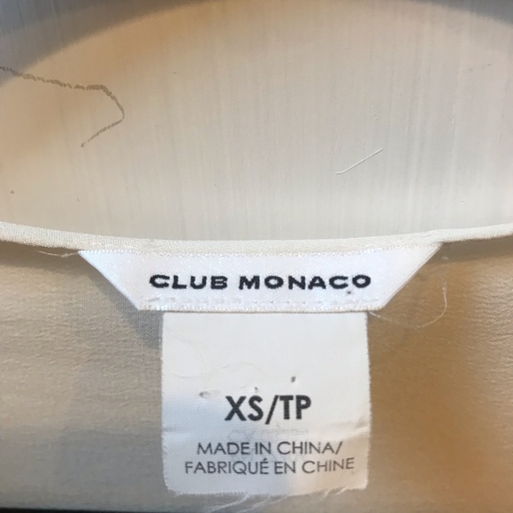Club Monaco Silk Blouse Size XS - Picture 2 of 6
